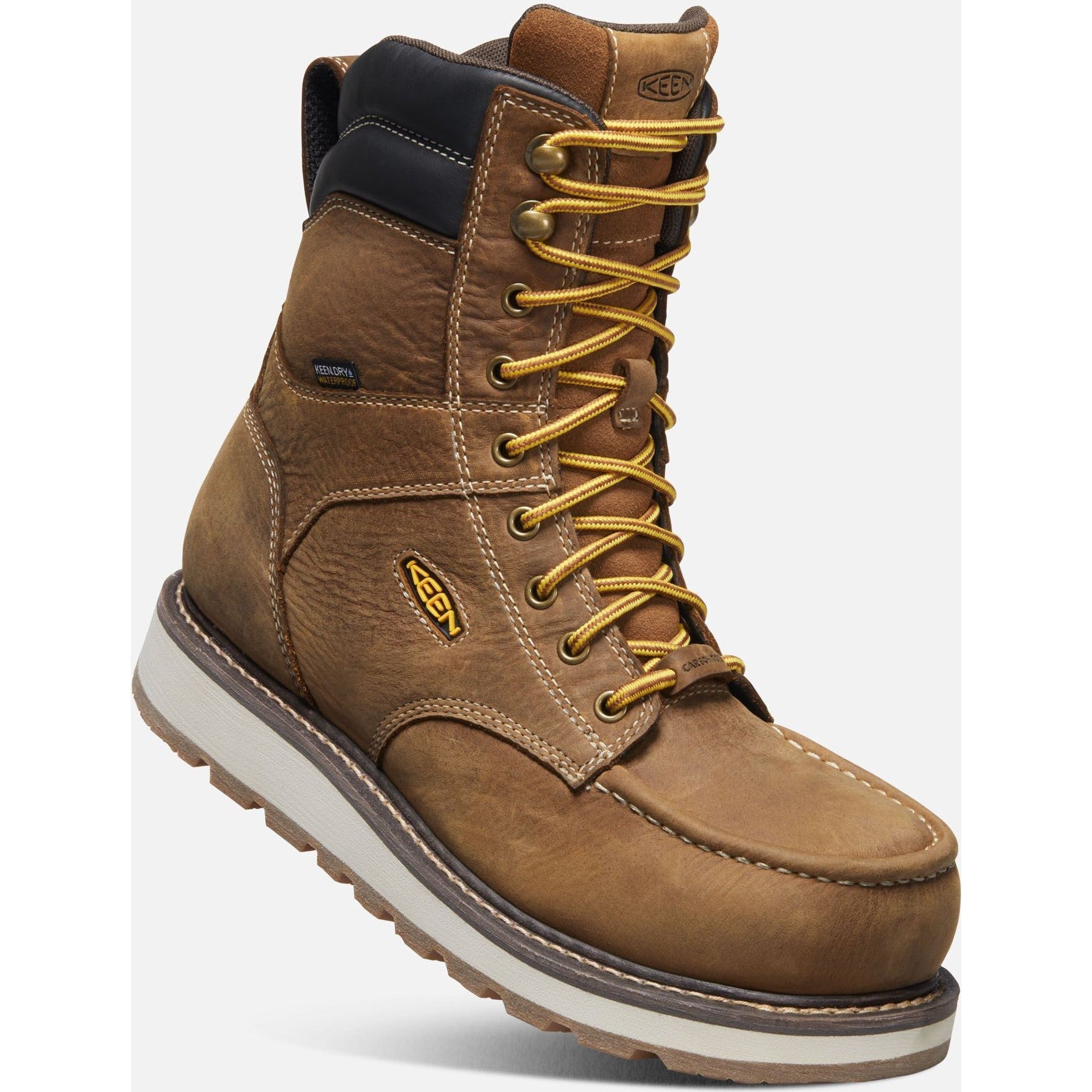 Keen Utility Men's Cincinnati 8" Carbon-Fiber Toe Waterproof Work Boot- 1025694 - Overlook Boots