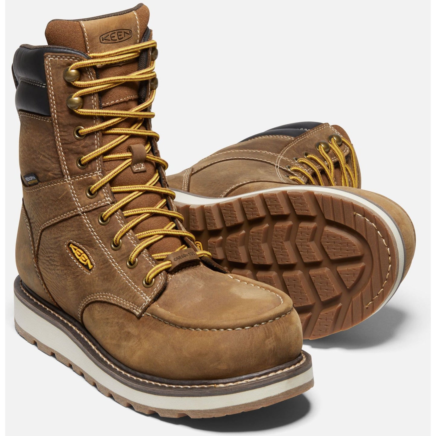 Keen Utility Men's Cincinnati 8" Carbon-Fiber Toe Waterproof Work Boot- 1025694 - Overlook Boots