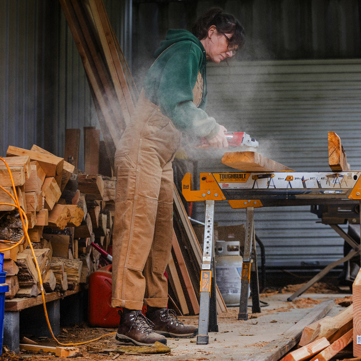 Danner Women's Sandy Ridge 4.5" Aluminum Toe Waterproof Work Boot -Brown- 11321 - Overlook Boots