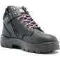 Steel Blue Women's Parkes 3.7" Waterproof Steel Toe Lace Up Work Boot - Black - 812898 4 / Wide / Black - Overlook Boots