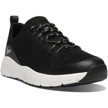 Danner Women's Run Time 3 Electrostatic Dissipative 3" Plain Toe Slip Resistant Work Shoe - Black - 12392 5 / Medium / Black - Overlook Boots