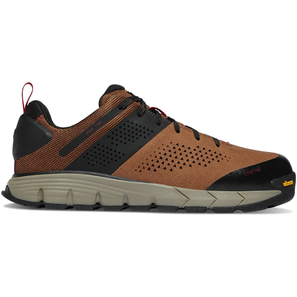 Danner Men's Lead Time 3" Composite Toe Lace Up Work Boot -Brown- 12400 7 / Medium / Brown - Overlook Boots