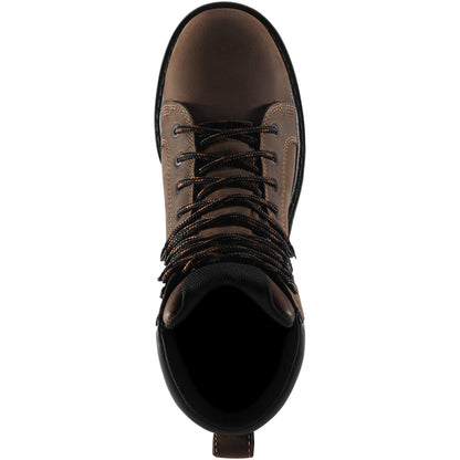 Danner Men's Steel Yard 8" Steel Toe Waterproof Work Boot - Brown - 12534 - Overlook Boots