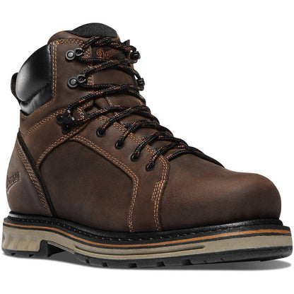 Danner Men's Steel Yard 6" PT Waterproof Work Boot -Brown- 12536  - Overlook Boots
