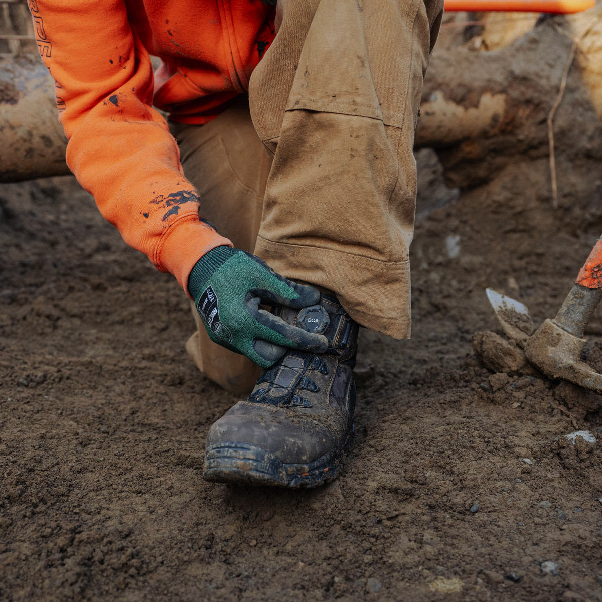 Danner Men's Vicious BOA 4.5" Composite Toe Waterproof Work Boot - Brown - 13800 - Overlook Boots