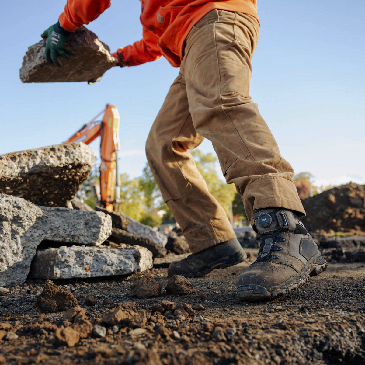 Danner Men's Vicious BOA 4.5" Composite Toe Waterproof Work Boot - Brown - 13800 - Overlook Boots