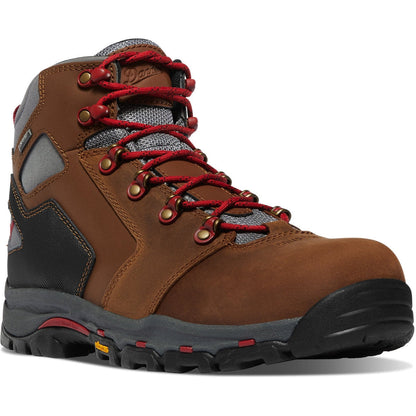Danner Men's Vicious 4.5" Composite Toe Waterproof Slip Resistant Work Boot -Brown- 13882 7 / Medium / Brown - Overlook Boots
