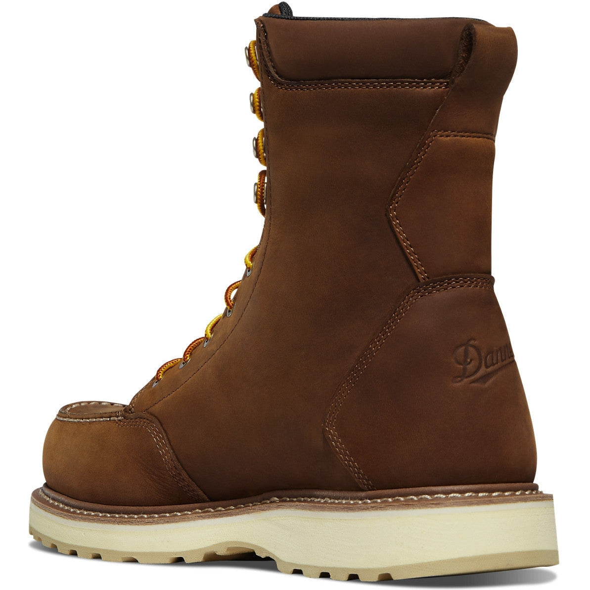 Danner Men's Cedar River 8" Waterproof Alumi Moc Toe Work Boot -Brown- 14303 - Overlook Boots