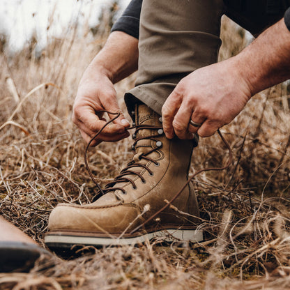 Danner Men's Cedar River 8" Moc Toe Waterproof Hunt Work Boot -Brown- 14304 - Overlook Boots