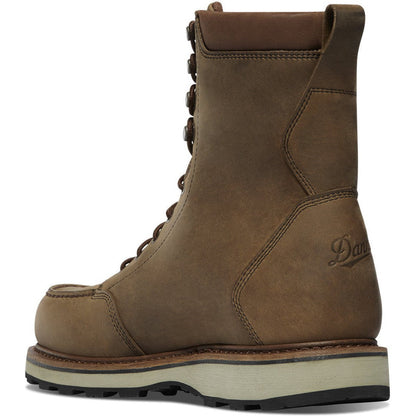 Danner Men's Cedar River 8" Moc Toe Waterproof Hunt Work Boot -Brown- 14304 - Overlook Boots
