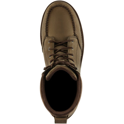 Danner Men's Cedar River 8" Moc Toe Waterproof Hunt Work Boot -Brown- 14304 - Overlook Boots