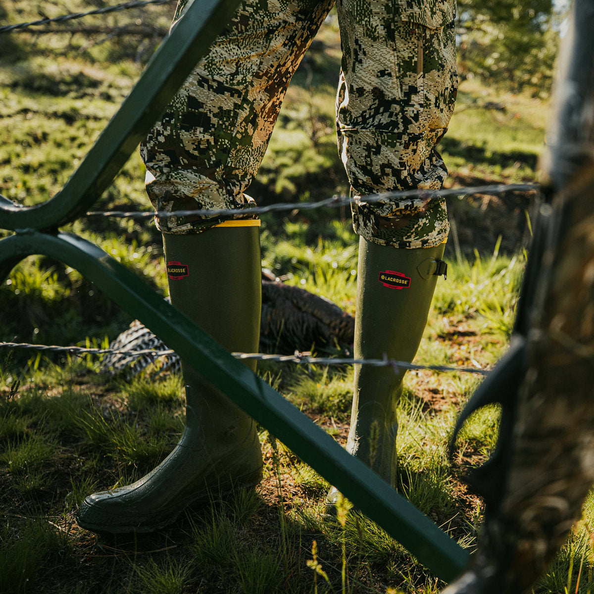 Lacrosse Men's Grange 18" Plain Toe Waterproof Work Boot - Green - 150040 - Overlook Boots