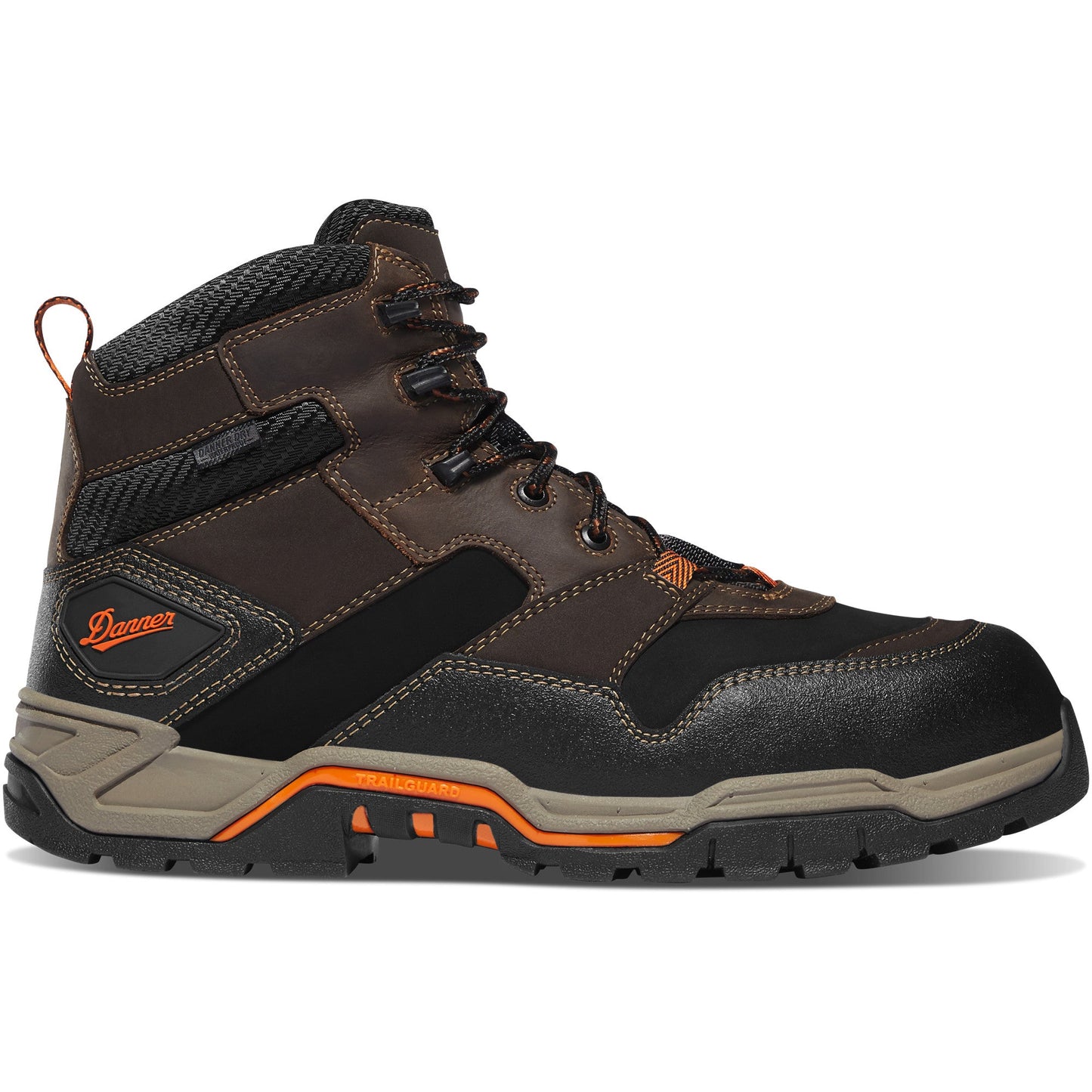 Danner Men's Field Ranger 6" Composite Toe Waterproof Work Boot - Brown - 15161 - Overlook Boots
