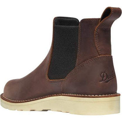 Danner Bull Run Chelsea 6 Inch Work Boots - Men's Soft Toe Wedge - 15481  - Overlook Boots