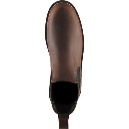 Danner Bull Run Chelsea 6 Inch Work Boots - Men's Soft Toe Wedge - 15481  - Overlook Boots