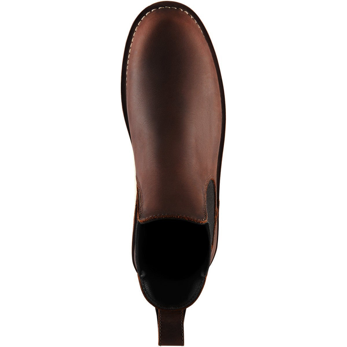 Danner Men's Bull Run 6" Steel Toe Chelsea Work Boot -Brown- 15484  - Overlook Boots