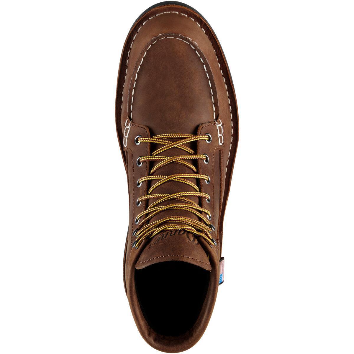 Danner Men's Bull Run GORE-TEX® 6" Steel Toe Waterproof Work Boot - Tobacco - 15593 - Overlook Boots