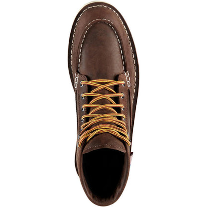 Danner Women's Bull Run GORE-TEX® 6" Plain Toe Waterproof Work Boot - Brown - 15594 - Overlook Boots