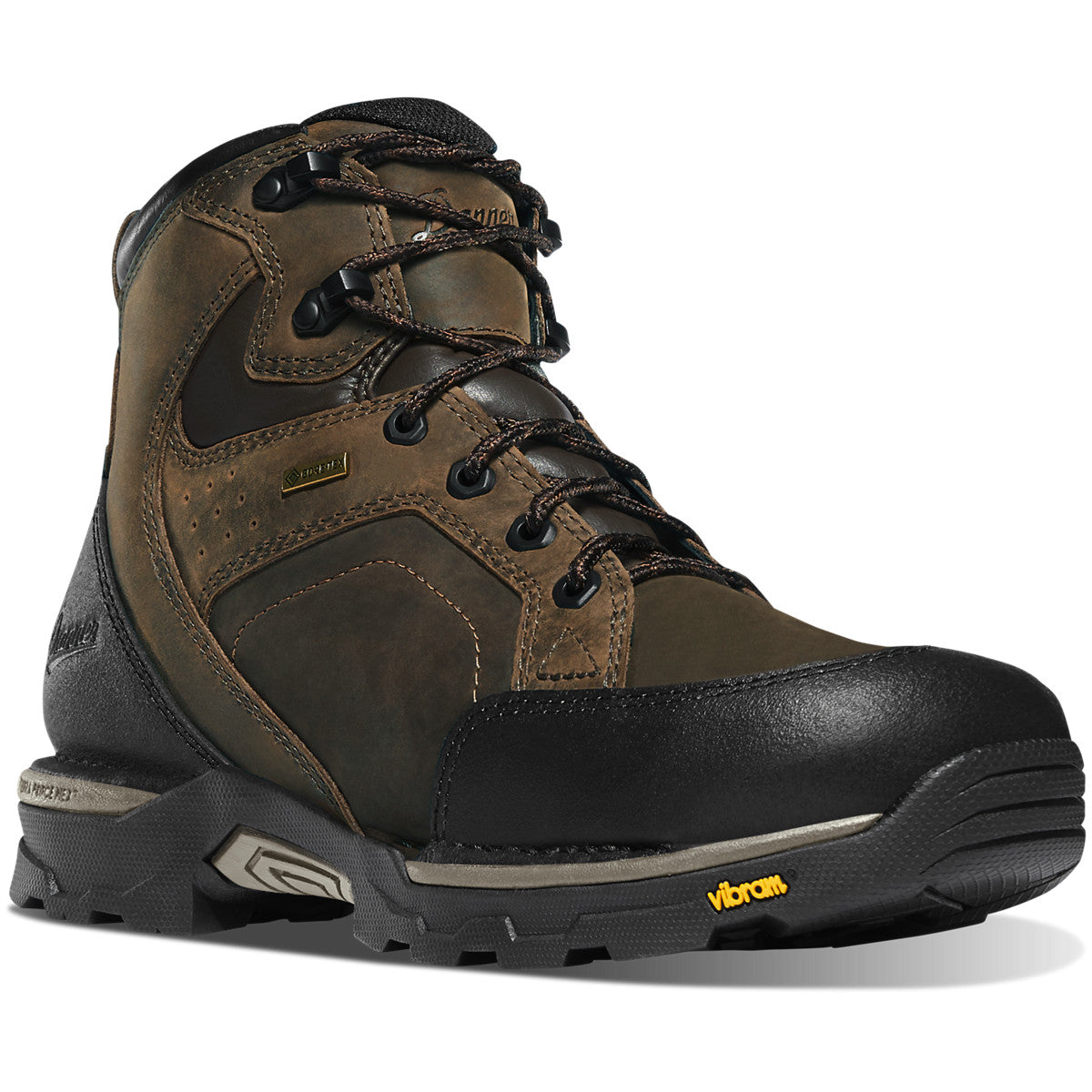 Danner Men's Crucial 6" Composite Toe Waterproof Work Boot - Brown - 15861 7 / Medium / Brown - Overlook Boots