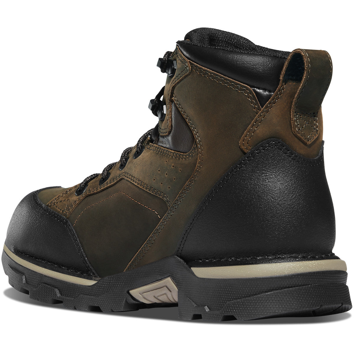 Danner Men's Crucial 6" Composite Toe Waterproof Work Boot - Brown - 15861 - Overlook Boots