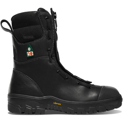 Danner Men's Modern Firefighter 8" Composite Toe Waterproof Duty Boot -Black- 18051 5 / Narrow / Black - Overlook Boots