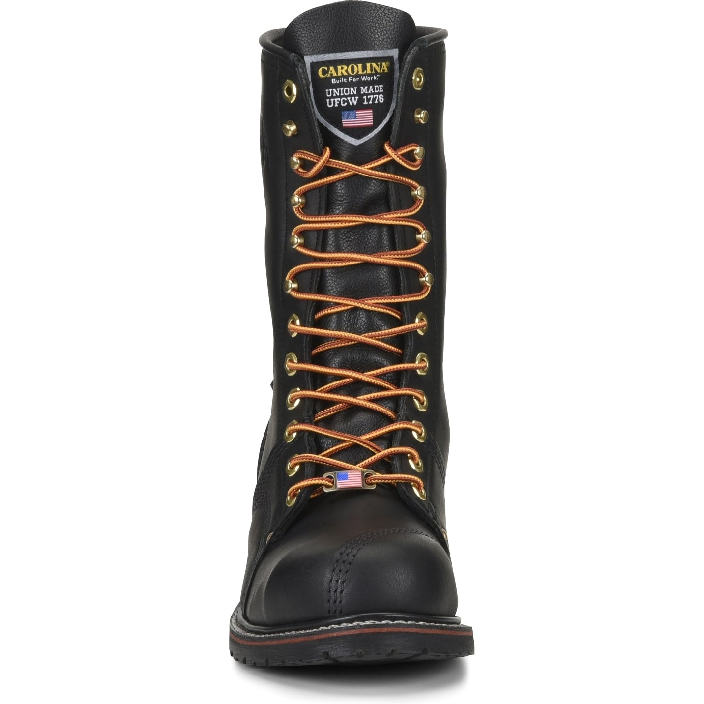 Carolina Men's Linesman 10" Steel Safety Toe USA Made Work Boot - Black - 1905  - Overlook Boots