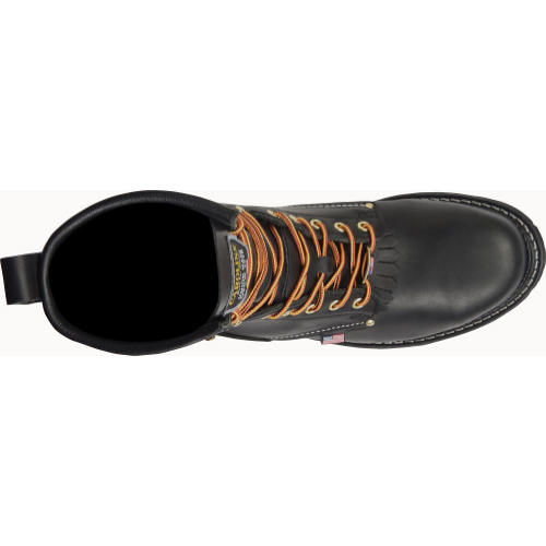 Carolina Men's Maple 9" Domestic Steel Toe Logger Slip Resistant Work Boot -Black- 1922 - Overlook Boots