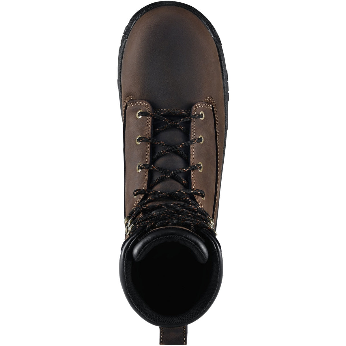 Danner Men's Riverside 8" Plain Toe Waterproof Lace Up Work Boot - Brown - 19457 - Overlook Boots