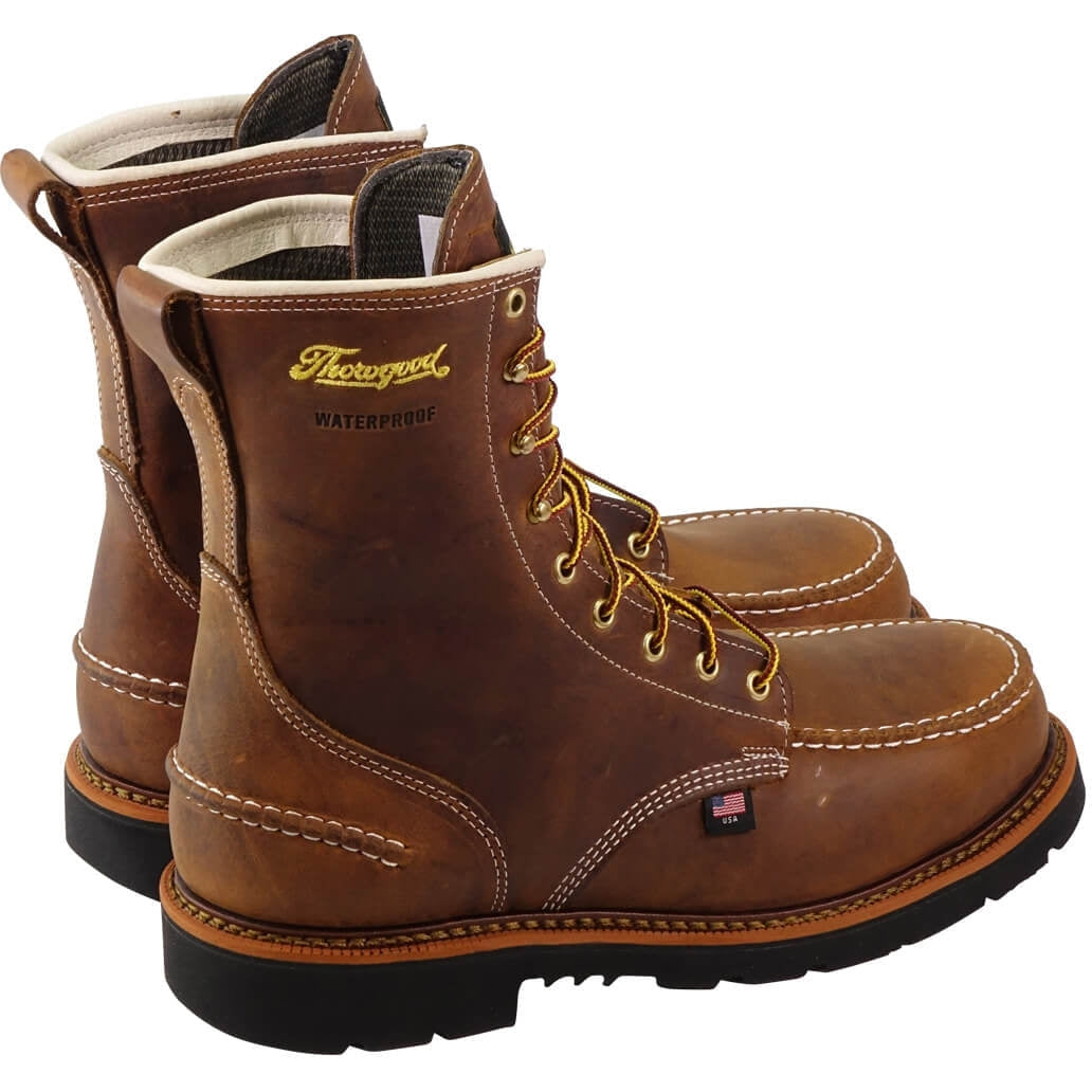 Thorogood Men's 1957 Series 8" Moc Toe Waterproof USA Made Work Boot- 814-3890 - Overlook Boots