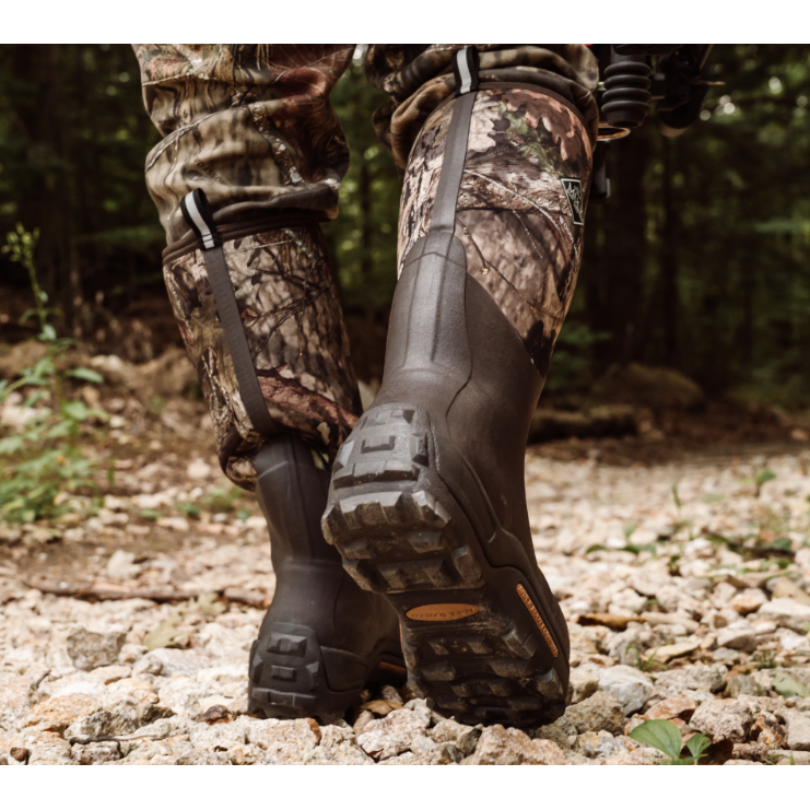 Muck Men's Woody Max Waterproof Rubber Hunt Boot - Bark/Mossy Oak - WDM-MOCT - Overlook Boots
