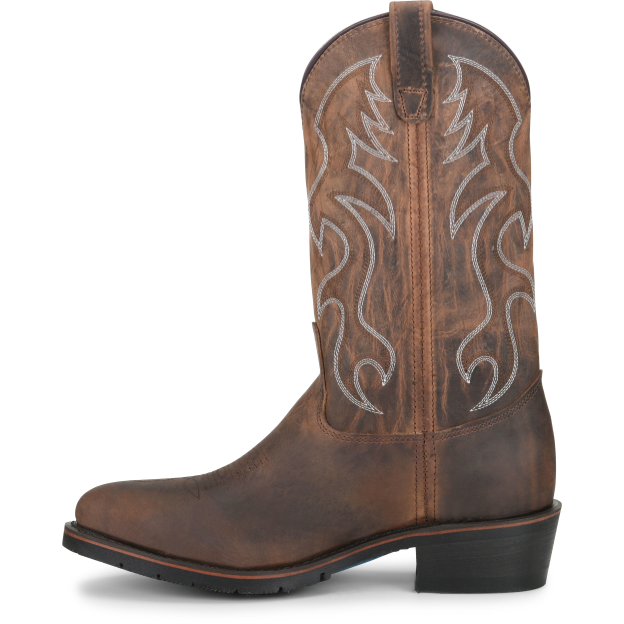 Double H Men's Robert 12" Steel Toe USA Made Arch Guard 7 Western Work Boot- 2282 - Overlook Boots