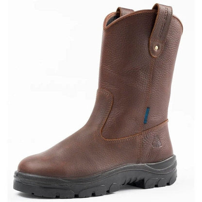 Steel Blue Men's Heeler 10" Waterproof Steel Toe Wellington Work Boot - Oak - 812915 - Overlook Boots
