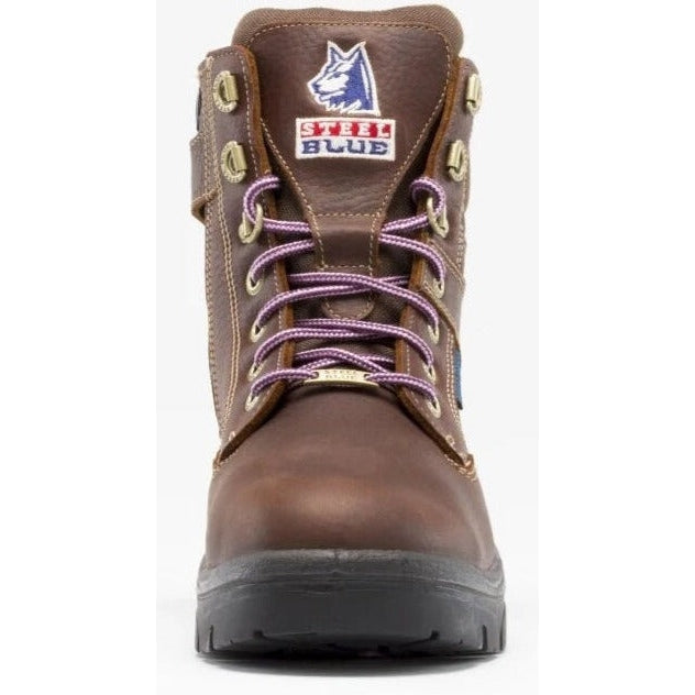 Steel Blue Women's Southern Cross Side Zipper 6" Waterproof Steel Toe MG Work Boot - 892853 - Overlook Boots