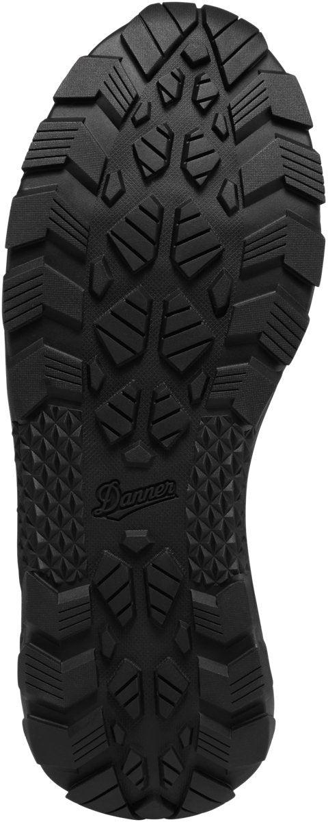 Danner Men's Sonic 6" Plain Toe Waterproof Side Zipper Tactical Duty Work Boot - Black - 24430 - Overlook Boots
