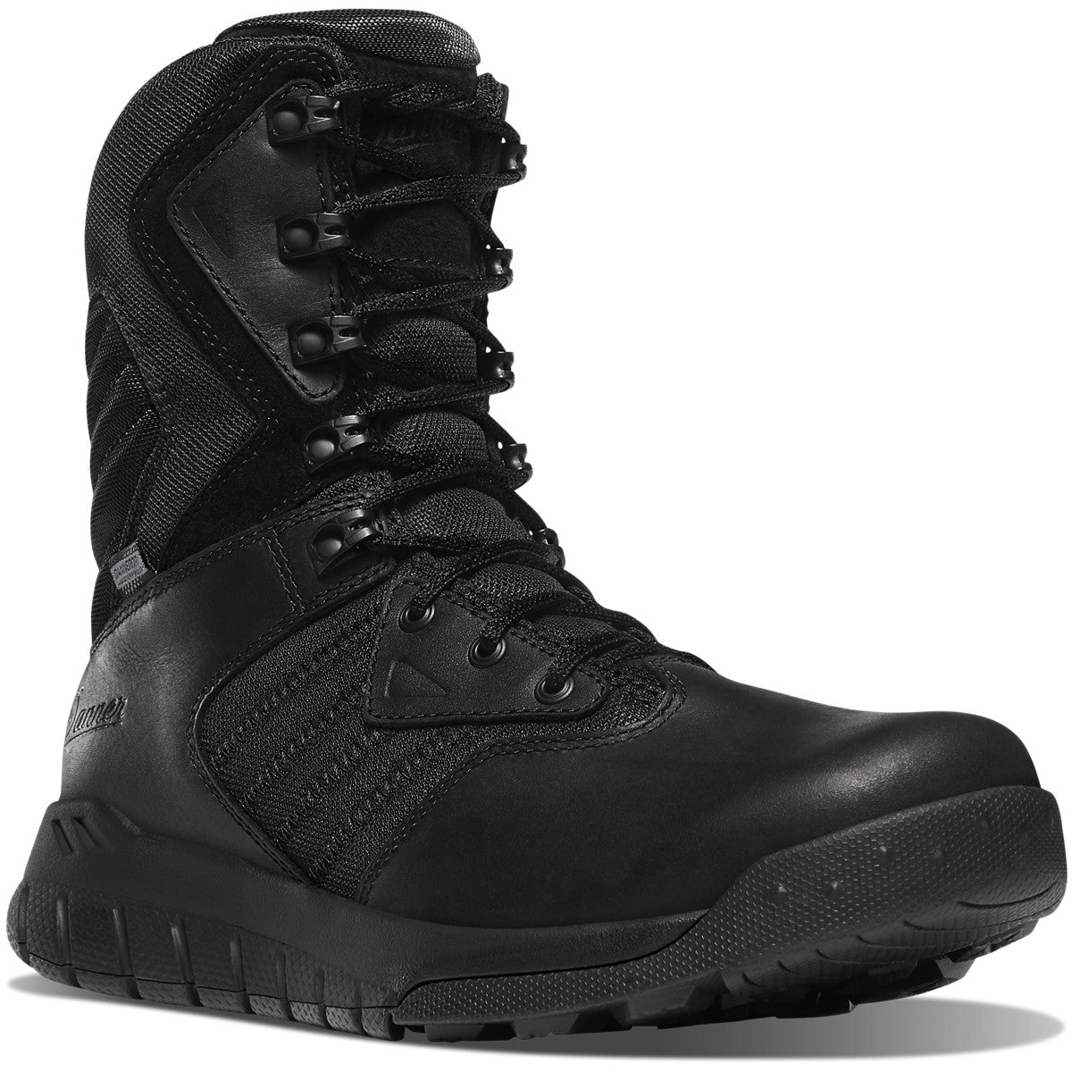 Danner Men's Instinct tactical 8" Waterproof Side Zipper Ins Work Boot- Black - 25331 6 / Medium / Black - Overlook Boots