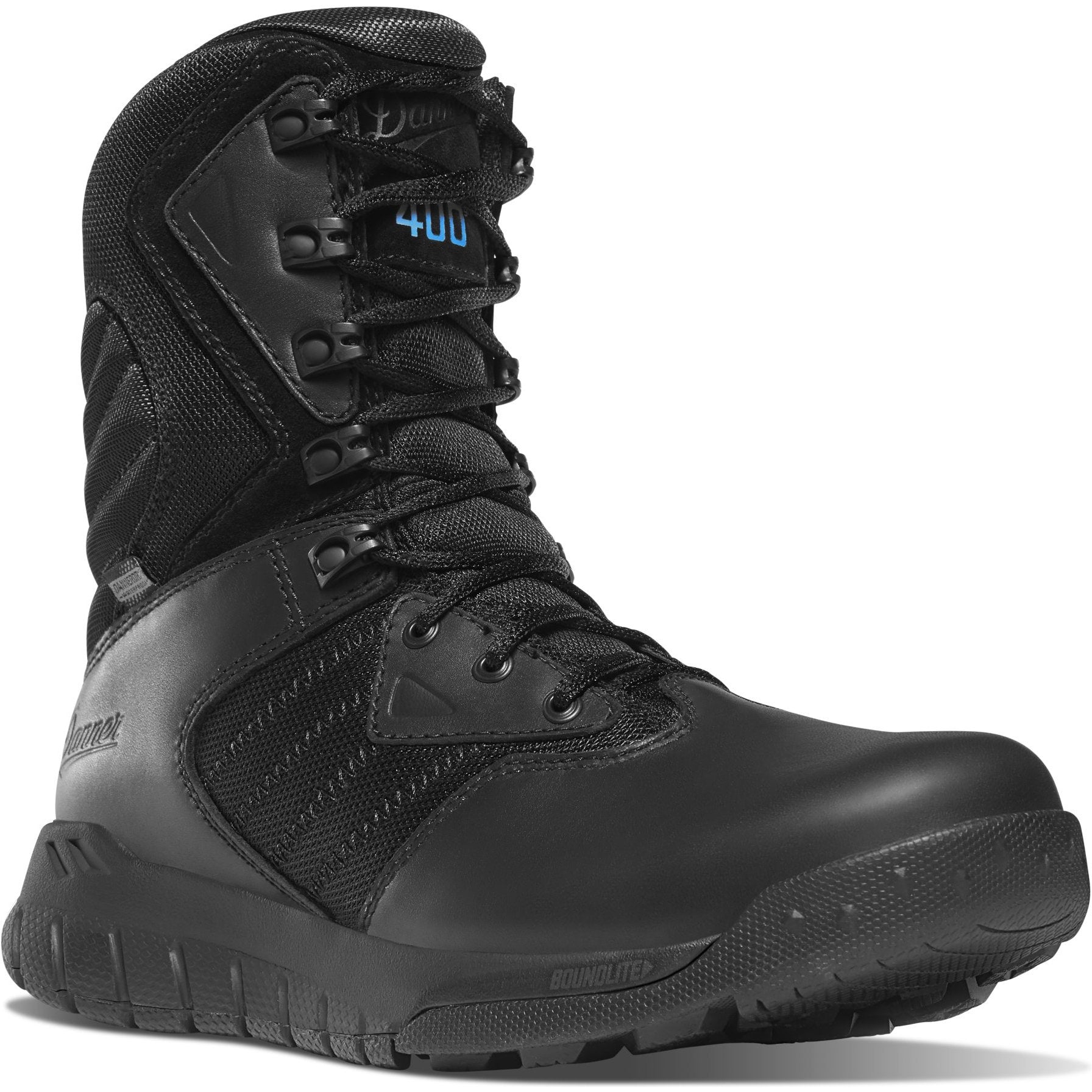 Danner Men's Instinct Tactical 8" Waterproof 400G Side-Zip Boot- Black - 25332 6 / Medium / Black - Overlook Boots