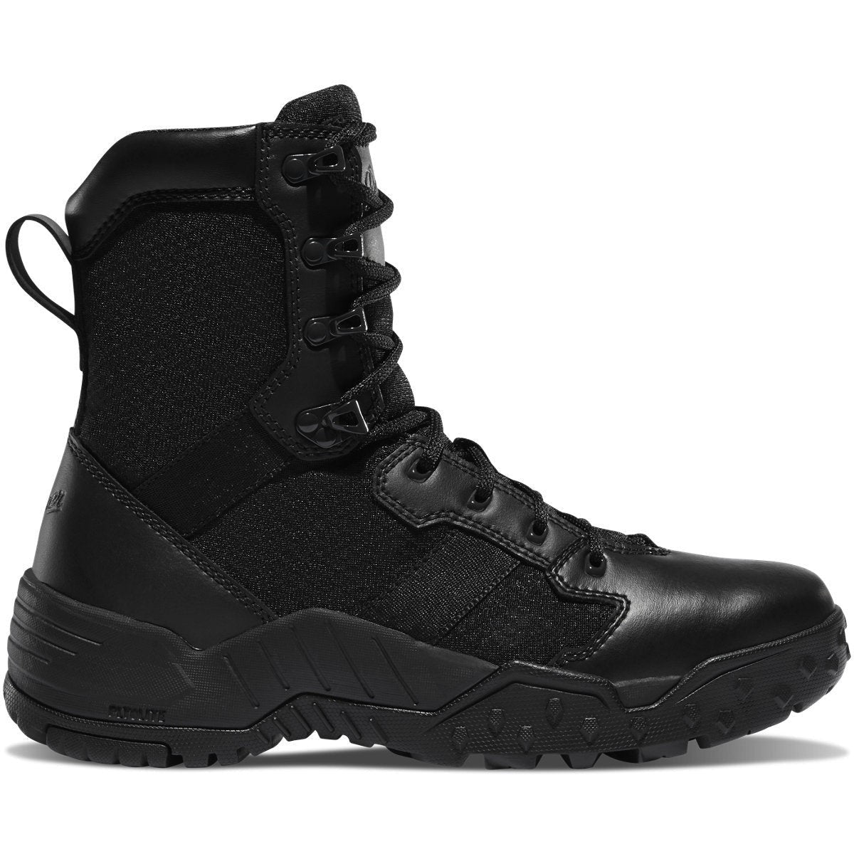 Danner Men's Scorch 8" Side Zipper Duty Boot -Black- 25732 6 / Medium / Black - Overlook Boots