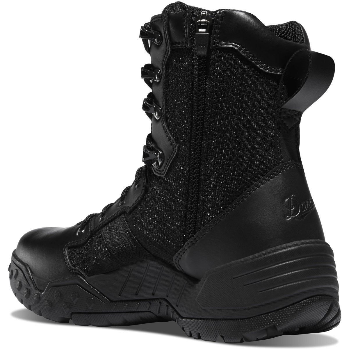 Danner Men's Scorch 8" Side Zipper Duty Boot -Black- 25732 - Overlook Boots
