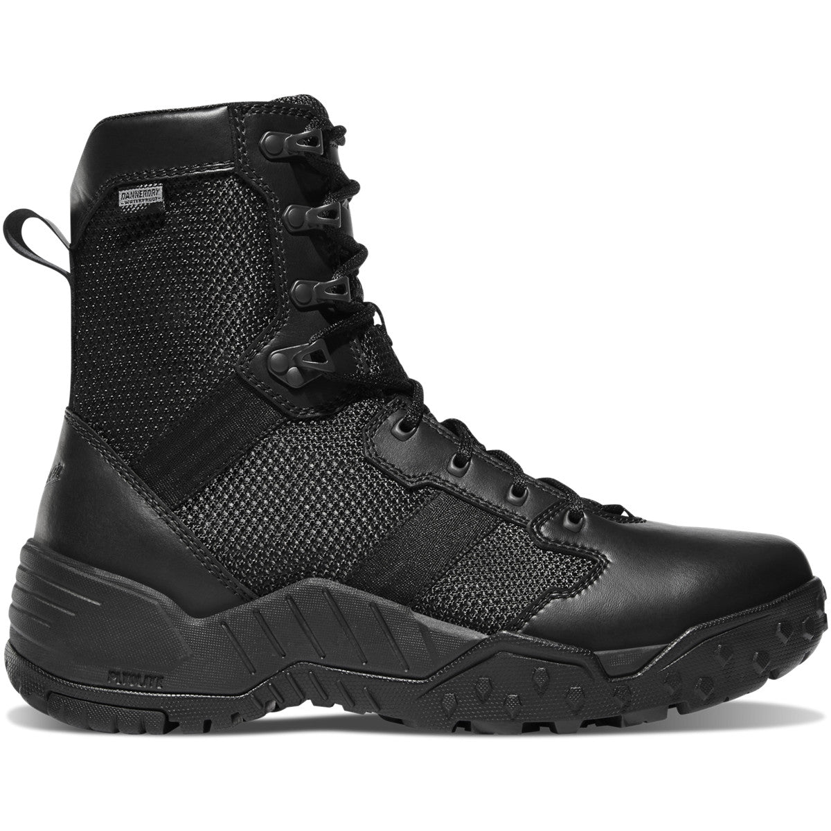 Danner Men's Scorch 8" Waterproof Side Zipper Duty Boot - Black - 25733 - Overlook Boots