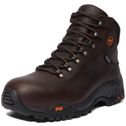 Timberland Pro Men's Titan Alloy Toe Waterproof Slip Resistant Work Boot -Brown- TB085520214 - Overlook Boots