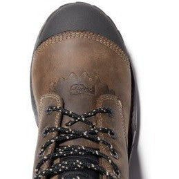 Timberland Pro Men's Boondock Logger Composite Toe Waterproof Work Boot- Brown- TB1A29G9214 - Overlook Boots