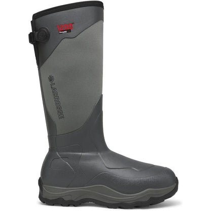 Lacrosse Men's Alpha Agility 17" Waterproof 1200G Hunting Boot- Grey- 302462 6 / Grey - Overlook Boots