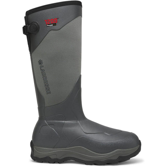 Lacrosse Men's Alpha Agility 17" Waterproof 1200G Hunting Boot- Grey- 302462 6 / Grey - Overlook Boots