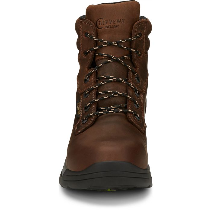 Chippewa Men's Fabricator 6" Composite Toe Waterproof Work Boot - Brown - 31001 - Overlook Boots