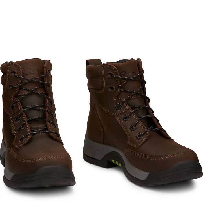 Chippewa Men's  Fabricator 6" Composite Toe Work Boot - Brown - 31003  - Overlook Boots