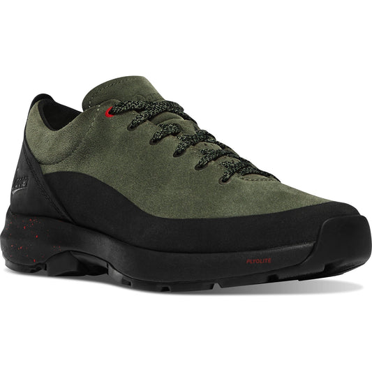 Danner Caprine Low Suede Hiking Shoe - Men's Lifestyle 3" - Deep Lichen 31329 14 / Medium / Green - Overlook Boots