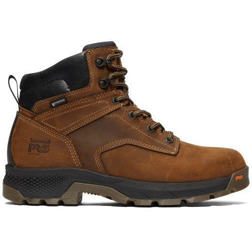 Timberland Pro Men's Titan Evolution 6" Soft Toe Waterproof Work Boot- Brown- TB1A5M2T214 - Overlook Boots