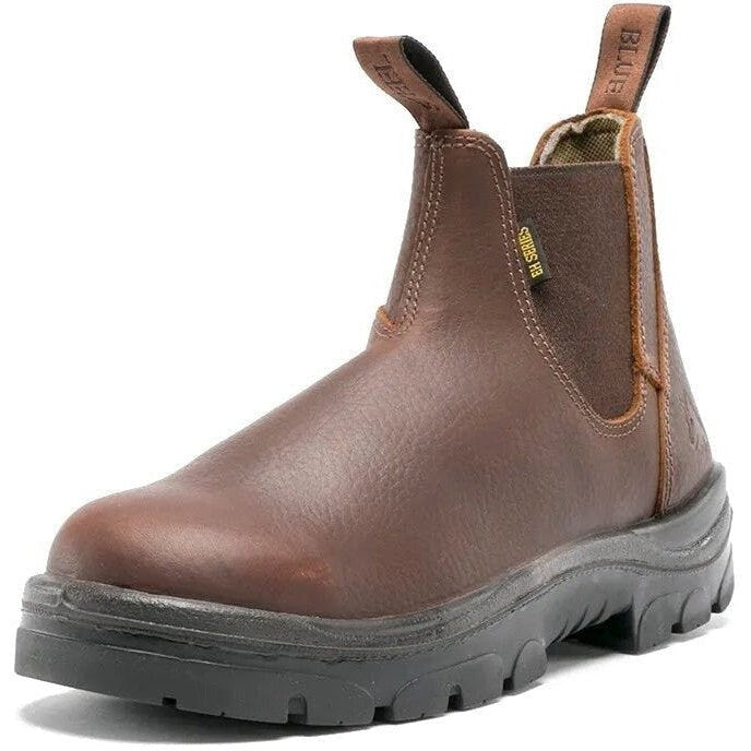 Steel Blue Men's Hobart 6" Waterproof Soft Toe Electrical Hazard Ankle Romeo Work Boot -Oak- 810901 - Overlook Boots