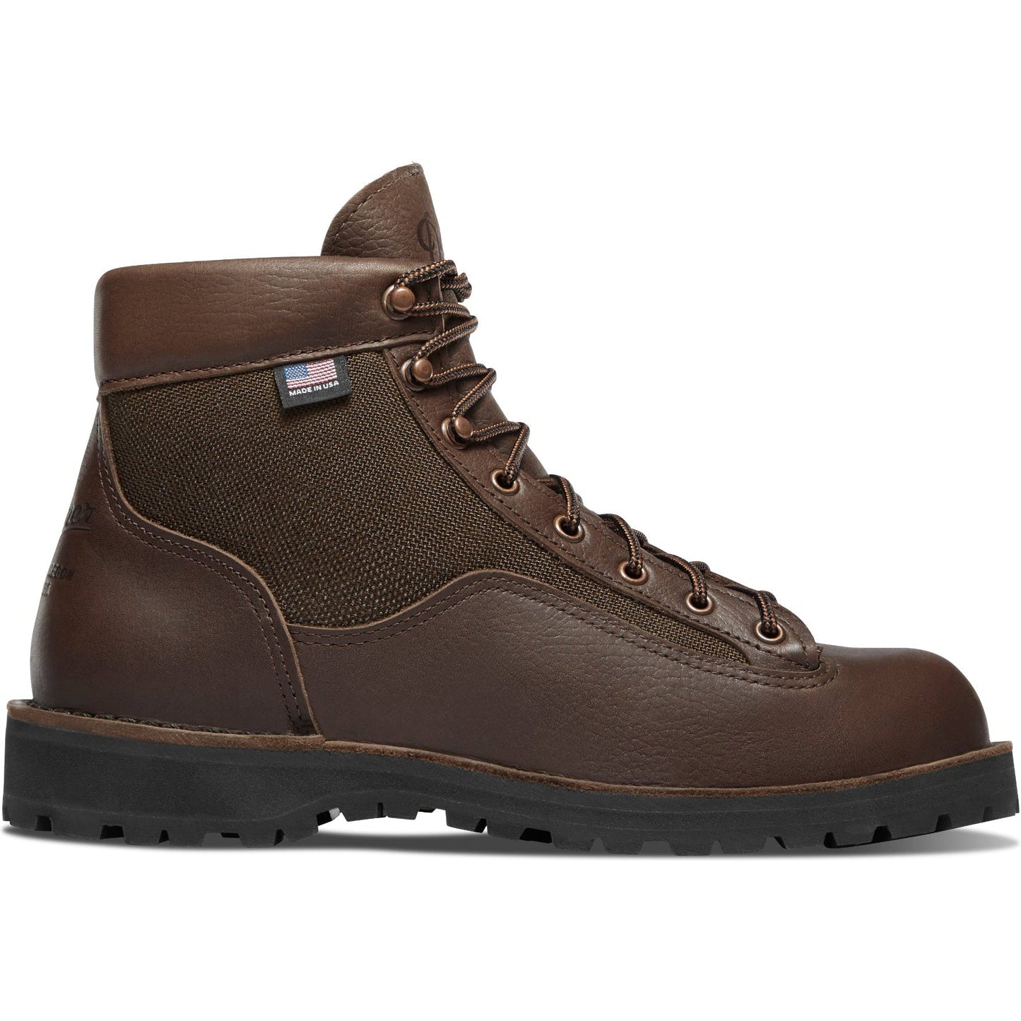 Danner Men's Light II 6" Waterproof USA Made Hiking Boot - Dark Brown - 33020 - Overlook Boots