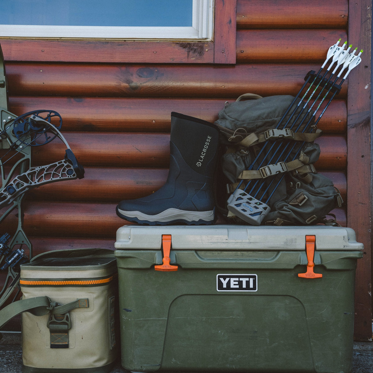 Lacrosse Men's Alpha Agility 12" Waterproof Pull On Field Work Boot -Brown- 336880 - Overlook Boots